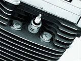 Kuryakyn 8106 - Head Bolt Covers Peaked 87-Up Big Twin Chrome