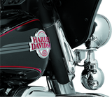 Kuryakyn 928 - Custom Teardrop Tie-Down Brackets 83-13 Touring Chrome