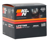 K&N RU-1820 - Filter Universal Rubber Filter Oval Tapered 4in Base O/S L x 3.5in Top O/S L x 2.75in H