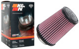 K&N RU-5062XD - Universal Rubber Filter 2-1/2in Flg / 4-1/2in OD B / 3-1/2in OD T / 6in H - Black Top