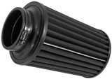 K&N RU-3105HBK - Universal Round Clamp-On Air Filter 3.5in ID 9.5in Height 6in Base OD 5.25 Top OD