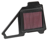 K&N YA-1213 - 13-14 Yamaha YBR125 Drop In Air Filter
