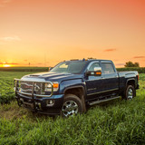 Luverne 331444-331611 - Chrome Steel 2" Tubular Grille Guard, Select Chevy Silverado 1500