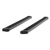 Luverne 416078-4055122 - SlimGrip 5in. x 78in. Black Aluminum Running Boards; Select Ford F-150; F-250; F
