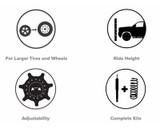 KYB SR7003 - JAOS 07-18 Jeep Wrangler Rear Suspension Lift Kit