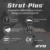 KYB SR4694 - Shocks & Struts Strut Plus Front Right 10-22 Toyota 4Runner 2WD (Exc. KDSS, X-REAS)