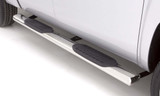 Lund 24310567 - 2019 Chevy Silverado 1500 Crew Cab (Rocker Panel) 6in. Oval Straight SS Nerf Bars - Polished