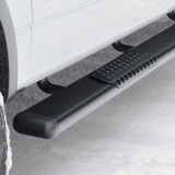 Luverne 584100-570747 - O-Mega II 6" x 36", 100" Black Aluminum Side Steps, Select Sprinter
