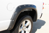 Lund RX120SB - 16-17 Nissan Titan XD RX-Rivet Style Smooth Elite Series Fender Flares - Black (2 Pc.)