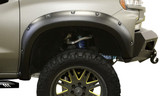 Lund RX130TA - Black Rivet Style Fender Flare Set 4pc 19-24 GMC Sierra 1500