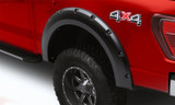 Lund RX150SB - 21-22 Ford F-150 (Excl. Lightning) RX-Rivet Style Smooth Fender Flares - Black (2 Pc. Rear)