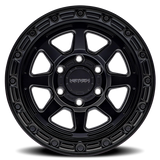 Mayhem 8306-7883MB - Offroad Wheels Ridgeline 8306 MB 17x8.5 Black -6 Off Set 6 Lug 4.51 BSM 106.1 Bore Cast Aluminum