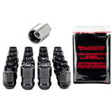 McGard 84551 - 5 Lug Hex Install Kit w/Locks (Cone Seat Nut / Bulge) 1/2-20 / 3/4 Hex / 1.45in. L - Black