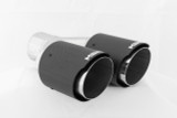 MBRP T5171CF - Carbon Fiber Tip Pro Series 2.5 Inch ID Dual 3.5 Inch OD Out 9.45 Length Dual Wall