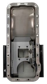Moroso 20608 - Ford 352-428 FE (w/Front Sump) Kicked Out Road Race Baffled 8qt 6in Steel Oil Pan
