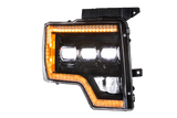 Morimoto LF506-A-ASM - XB LED Headlights: Ford F-150 (09-14 / Amber DRL / Set)