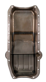Moroso 20213 - 80-85 SBC w/Passengers Side Dip Stick Dart SHP Chevy II Oil Pan - Black