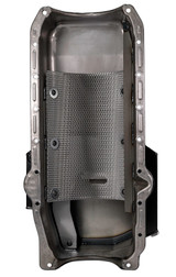Moroso 21815 - 86-Up Chevrolet Small Block (w/1 Pc Seal) Road Race Wet Sump 7qt 7.5in Steel Oil Pan - Black