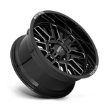 Moto Metal MO80229085300 - Mo802 Warlock 20X9 Gloss Black Milled