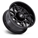 Moto Metal MO812BE20106318N - Mo812 Turbine 20X10 Gloss Black Milled