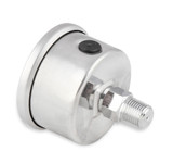 Mr. Gasket 1563 - Fuel Pressure Gauge - 0-15 PSI - 1/2 Inch Diameter - Liquid Filled
