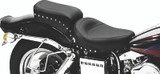 Mustang Motorcycle 75302 - Mustang 58-84 Harley FX/FL Standard Touring 1PC Seat w/Studs - Black