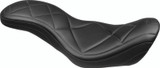 Mustang Motorcycle 75511 - Mustang 58-84 Harley FX/FL Wide Touring 1PC Seat w/Studs - Black