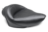 Mustang Motorcycle 76148 - Mustang 04-21 Harley Sportster 3.3 GAL Wide Touring Solo Seat - Black