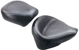 Mustang Motorcycle 75757 - Mustang 84-06 Harley Standard Rear Tire Wide Touring Solo Seat - Black