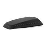 Mustang Motorcycle 77624 - Mustang 08-21 Harley FL Touring Saddlebag Lid Covers w/Black Pearl Studs- Black