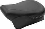 Mustang Motorcycle 76892 - Mustang 00-15 Harley Softail Standard Rear Tire Fastback 1PC Seat w/ Diamond Stitch - Black