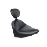 Mustang Motorcycle 79384 - Mustang 03-17 Victory Vegas/ Kingpin, 05-07 8-Ball Touring Solo Seat w/Driver Backrest - Black
