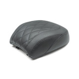 Mustang Motorcycle 83027 - Mustang 18-21 Harley Fat Boy Wide Tripper Passenger Seat Diamond Stitch - Black