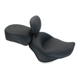 Mustang Motorcycle 79824 - Mustang 10-18 Triumph Thunderbird, Storm Touring 2PC Seat w/Driver Backrest - Black