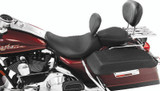 Mustang Motorcycle 79693 - Mustang 97-07 Harley Rd King, 06-07 Str Glide, 00-05 Eagle Wide Tripper Solo Seat w/DBR - Black