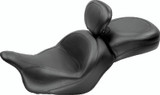 Mustang Motorcycle 79635 - Mustang 09-13 Kawasaki Vulcan 1700 Classic Std Touring 1PC Seat w/Driver Backrest - Black