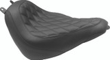 Mustang Motorcycle 83008 - Mustang 18-21 Harley Heritage Classic, Deluxe Wide Tripper Solo Seat Diamond Stitch - Black