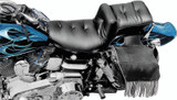 Mustang Motorcycle 93155 - Mustang 00-17 Harley Softail w/Square Dash Tank Bib - Black