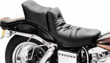 Mustang Motorcycle 93123 - Mustang 93-03 Harley Dyna Wide Glide Tank Bib - Black