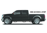 N-Fab F1797QC-6 - Nerf Step 2017 Ford F-250/350 Super Duty SuperCab 6.5ft Bed - Gloss Black - Bed Access - 3in