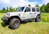 N-Fab HPJ1980T-TX - Podium LG 2019 Jeep Wrangler JT 4DR Truck - Full Length - Tex. Black - 3in