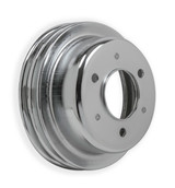 Mr. Gasket 8830MRG - Chrome Plated Steel Crankshaft Pulley