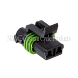 NAMZ NDP-38063 - Delphi-Packard Weatherpack 2-Position Female Wire Connector w/Seals