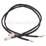 NAMZ NHGX-I24 - 14-23 Indian Models (Except Scout) Plug-N-Play Heated Grip Xtension Harness 24in