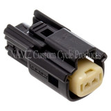 NAMZ NM-33471-0201 - 14-23 V-Twin FL Models Molex MX-150 2-Position Female Connector (HD 69200271)