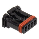 NAMZ NJ-4S51 - JAE MX-1900 4-Position Female Black Socket Housing (HD 72908-11)