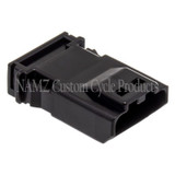 NAMZ NJ-4P51 - JAE MX-1900 4-Position Male Black Pin Housing (HD 72907-11)