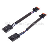 NAMZ NTSX-CB04 - 16-23 V-Twin Softail (Except FLSTC/FLSTN) Plug-N-Play Front Turn Signal Extension 4in