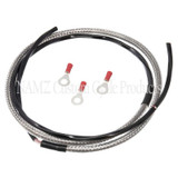NAMZ NTH-4801 - Tachometer Harness (SS Braided & Clear Coated)