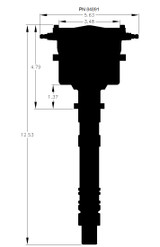 MSD 84891 - Flat-Top Pro-Billet™ Distributor